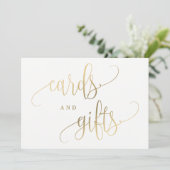 Cartes Et Cadeaux Signe - Jolie Calligraphie (Debout devant)