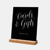 Cartes et cadeaux simple écriture moderne mariage  (Angle)