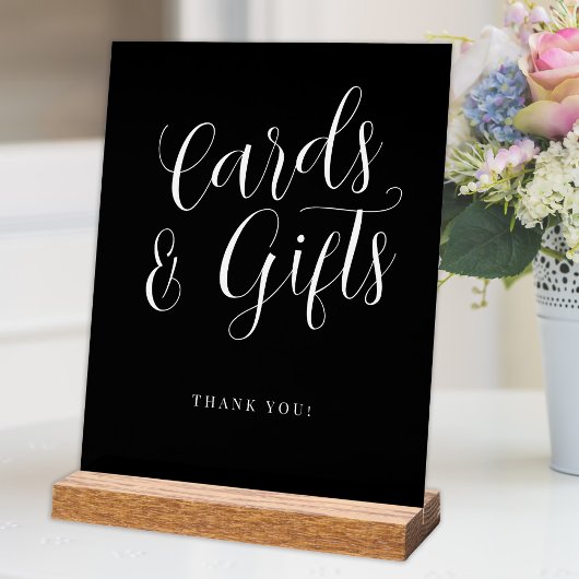 Cartes et cadeaux simple écriture moderne mariage 