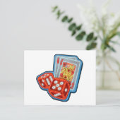 CARTES ET DICE (Debout devant)