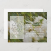 Cartes et notes d'amour du coeur (Devant / Derrière)