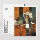 Cartes et verre de bière de Juan Gris (Devant / Derrière)