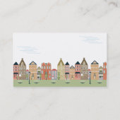 Cartes étranges d'entreprise immobilière de rue de (Dos)