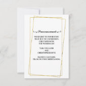 Cartes Faire-part d'annulation mariage (Devant)