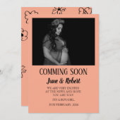 Cartes faire-part de grossesse (Devant / Derrière)