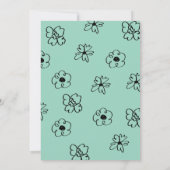 Cartes faire-part de grossesse (Dos)