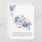 Cartes faire-part de mariage (Dos)