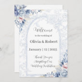 Cartes faire-part de mariage (Devant / Derrière)