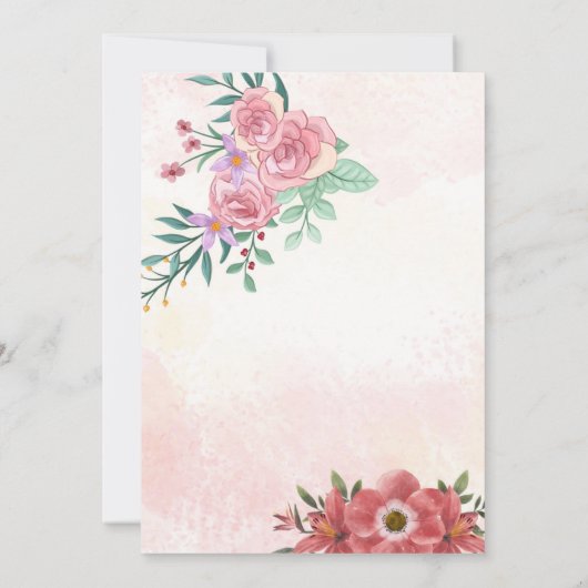 Cartes faire-part de mariage (Dos)