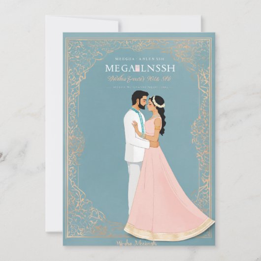 Cartes faire-part de mariage (Devant)