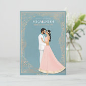 Cartes faire-part de mariage (Debout devant)