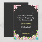 Cartes Faire-part de mariage amusantes (Devant / Derrière)