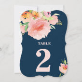 CARTES faire-part de mariage DE FLEURS EN COULEUR  (Devant)