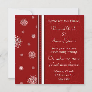 Cartes Faire-part de mariage de Noël