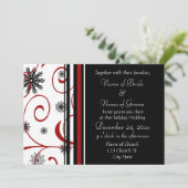 Cartes Faire-part de mariage de vacances (Debout devant)