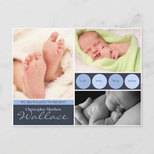 Cartes faire-part de naissance (Devant)