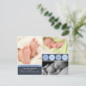Cartes faire-part de naissance (Debout devant)