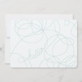 Cartes Faire-part de naissance Infographie (Dos)