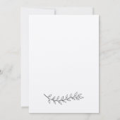 Cartes Faire-part Elopement Kraft | Nous Avons Été (Dos)