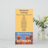 Cartes Faire-part Invitations Réunion Famille (Debout devant)