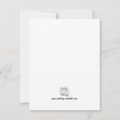 Cartes Faire-part pour bébés Aqua (Dos)