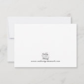 Cartes Faire-part pour bébés pourpres (Dos)