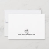 Cartes Faire-part pour bébés roses (Dos)