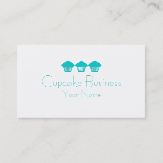 Cartes faites sur commande d'affaires bleues (Devant)