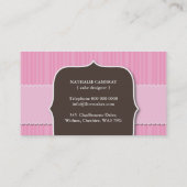 Cartes faites sur commande de boulangerie (Dos)