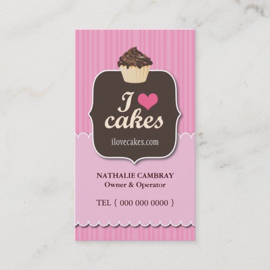 Cartes faites sur commande de boulangerie (Devant)