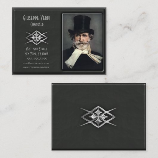 Cartes faites sur commande de luxe contemporaines (Devant / Derrière)