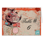 Cartes faites sur commande grunges de nombre de (Devant Horizontal)