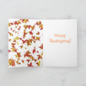 Cartes famille et amis de Thanksgiving (Intérieur)