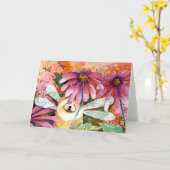 Cartes FÉERIQUES d'art de BOUFFE (Fleur jaune)