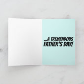 CARTES FÊTES DES PÈRES DAD DONALD TRUMP (Intérieur)