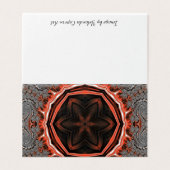 Cartes Flames Kaleidoscope (Outside Unfolded)