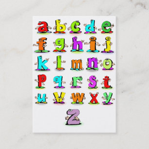 Cartes flash d'alphabet