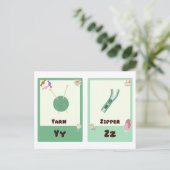 Cartes flash de l'alphabet, Cartes éducatives ABC (Debout devant)