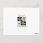Cartes flash de l'alphabet, Cartes éducatives ABC (Dos)