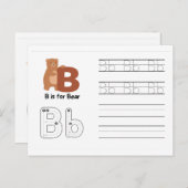 Cartes flash de l'écriture manuscrite pour la mate (Devant / Derrière)