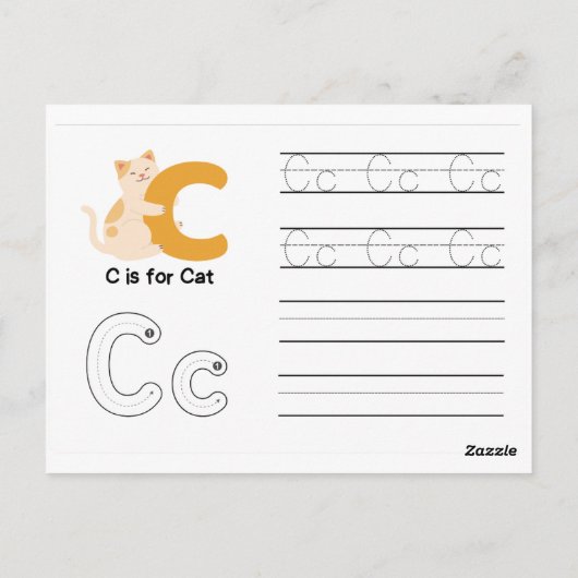 Cartes flash de l'écriture manuscrite pour la mate (Dos)