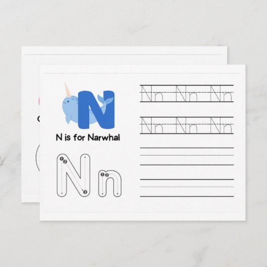 Cartes Flash d'Écriture Manuscrite pour la Materne (Devant / Derrière)