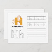 Cartes Flash pour l'écriture manuscrite pour la ma (Devant / Derrière)