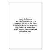 Cartes Flashcards de lecture personnalisées (Dos)