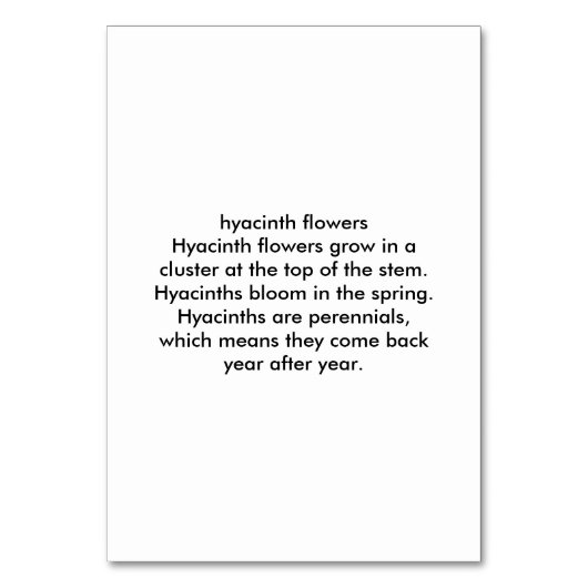 Cartes Flashcards de lecture personnalisées (Dos)