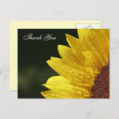 Cartes Floral Merci (Devant / Derrière)