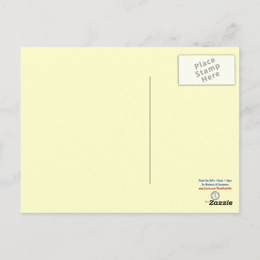 Cartes Floral Merci (Dos)