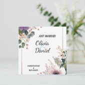 Cartes Florales de Mariage (Debout devant)