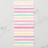 Cartes florales de menu de sorbet en pastel de (Dos)