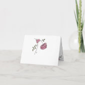 Cartes florales de RSVP (Dos)